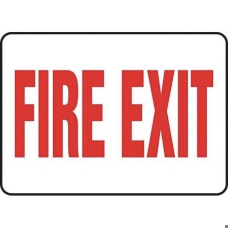 Accuform Exit Sign, Dura-Plastic, 10 in W, 7 in H MEXT551XT